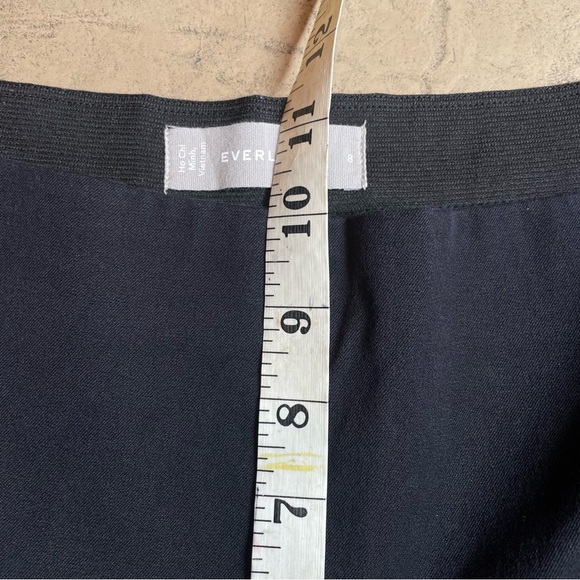 Everlane Side Zip Workpants Women's Black Sz 8 - Picture 4 of 8